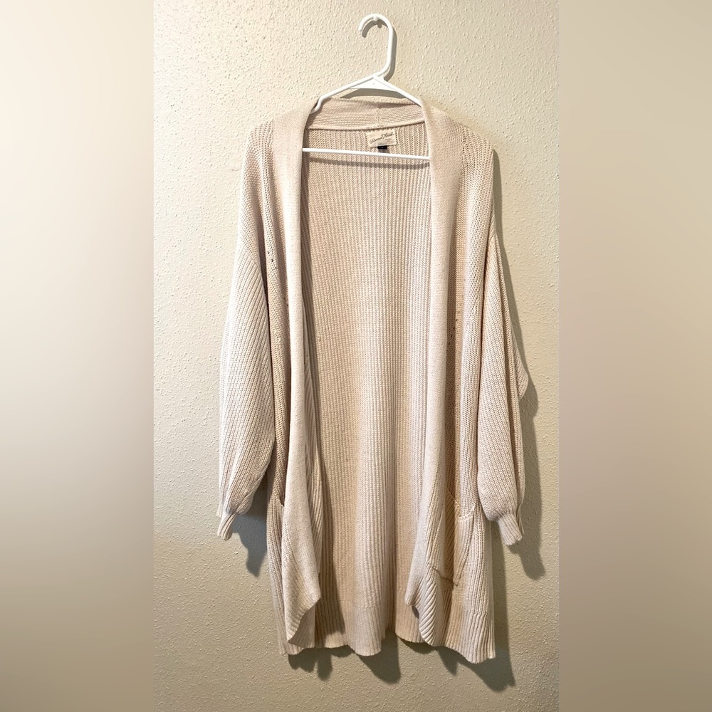 Oversized Oatmeal Cardigan